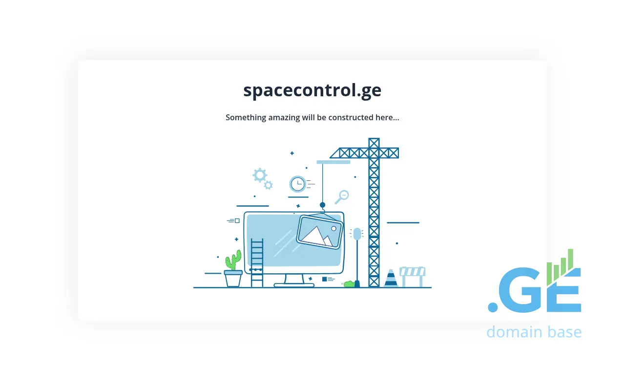 Screenshot of the site spacecontrol.ge at 2025-10-12