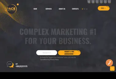 Screenshot of spacemarketing.ge