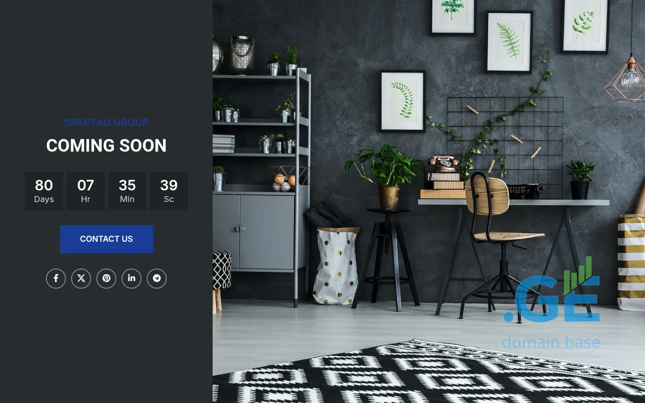 Screenshot of the site spartao.ge