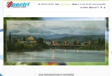 Screenshot of spectri.org.ge