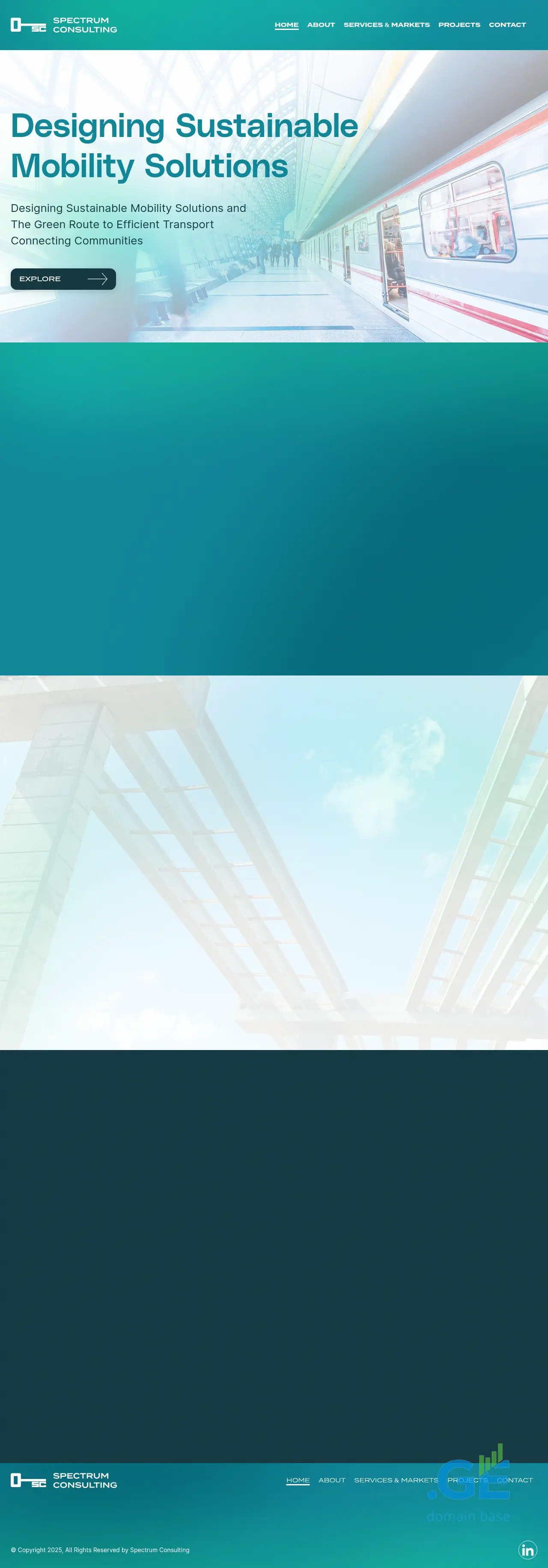 Screenshot of the site spectrum.com.ge