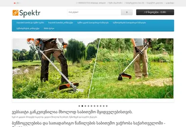 Screenshot of spektr.ge