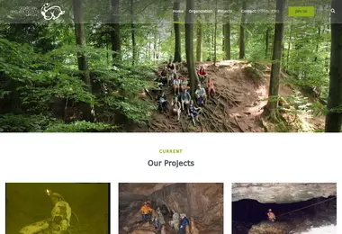 Screenshot of speleo.ge