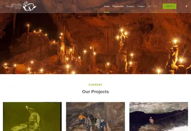 Screenshot of speleo.ge