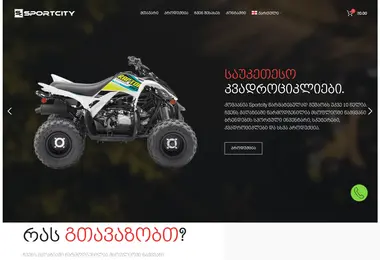 Screenshot of sportcity.ge