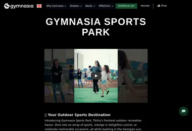 Screenshot of sportspark.ge