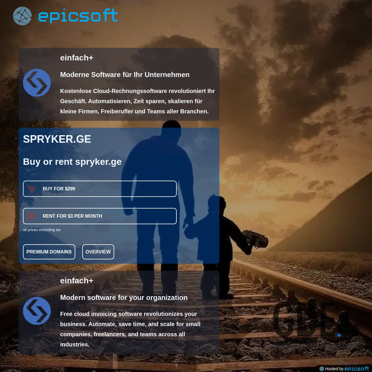 Screenshot of the site spryker.ge at 2025-12-13