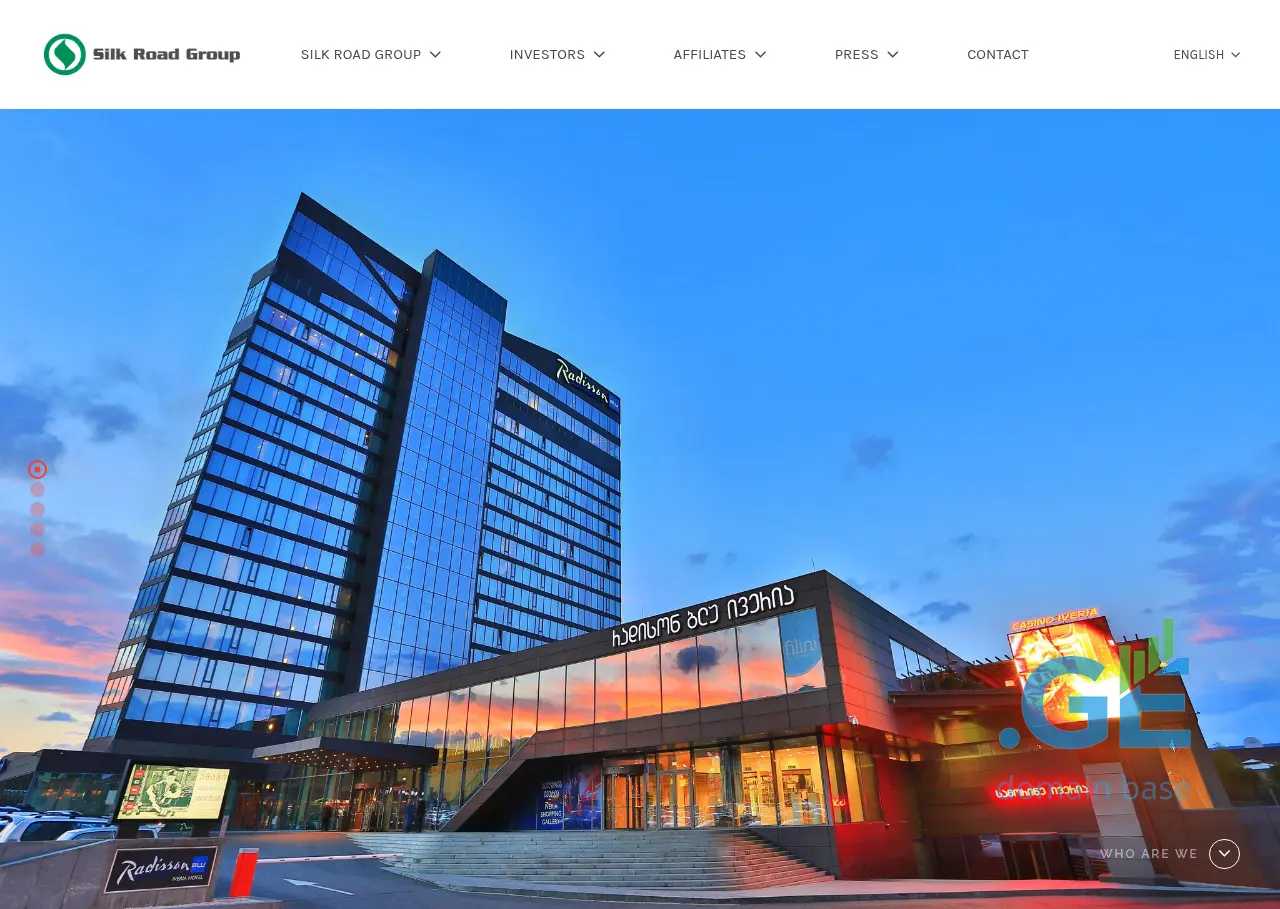 Screenshot of the site srg.ge at 2025-09-17