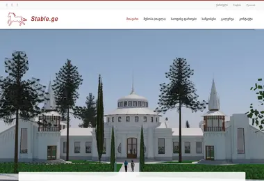 Screenshot of stable.ge