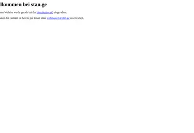 Screenshot of stan.ge