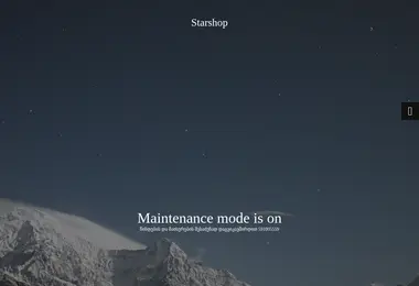 Скриншот starshop.ge