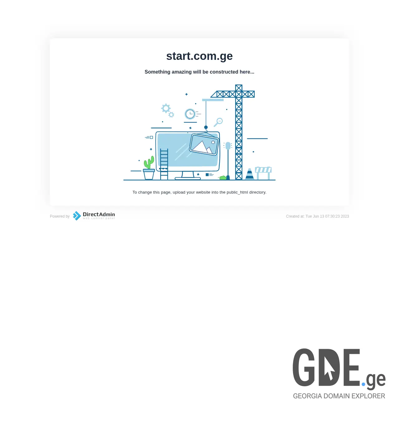 Screenshot of the site start.com.ge at 2025-11-30