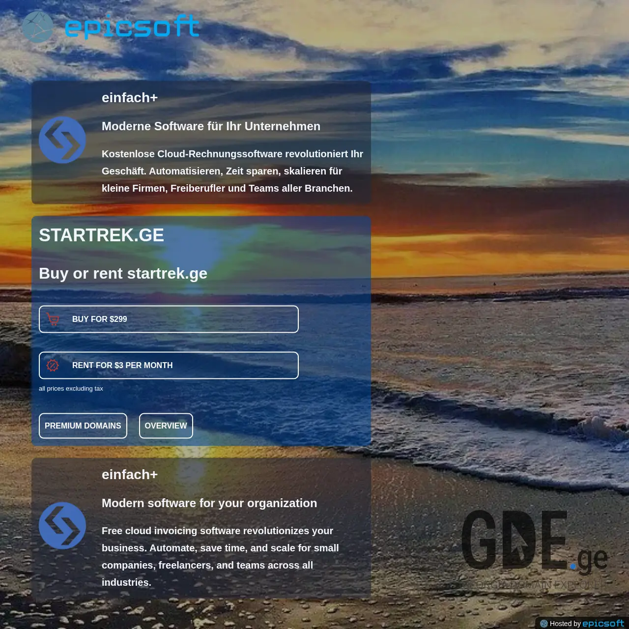 Screenshot of the site startrek.ge at 2025-12-12