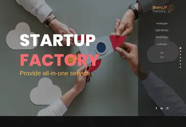 Скриншот startupfactory.ge