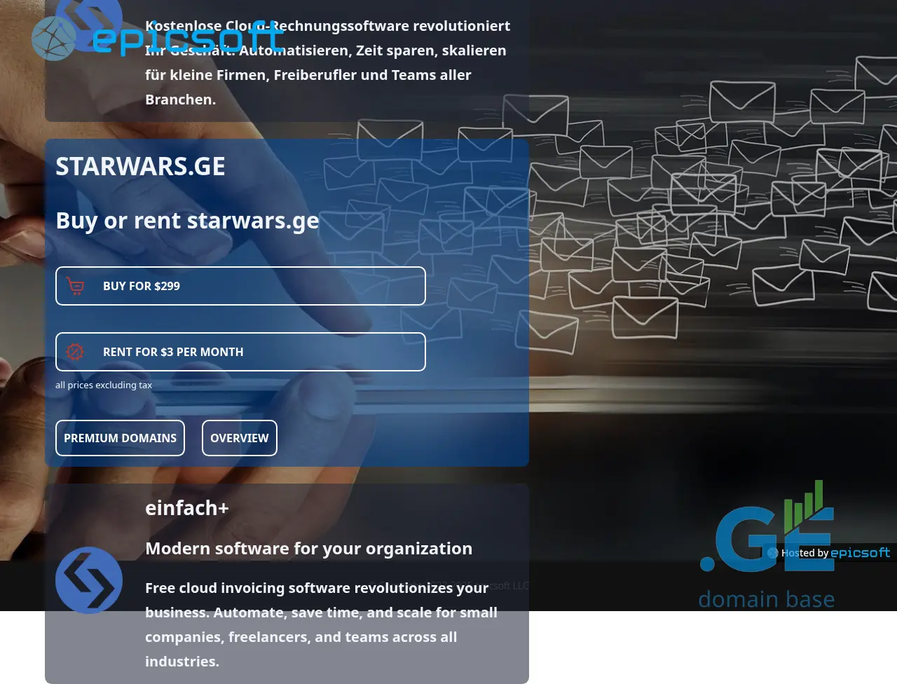 Screenshot of the site starwars.ge