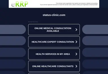 Screenshot of statusclinic.ge