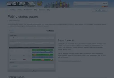 Screenshot of statuspa.ge