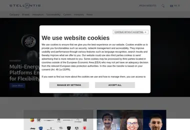 stellantis.com.ge-ის ეკრანის სურათი
