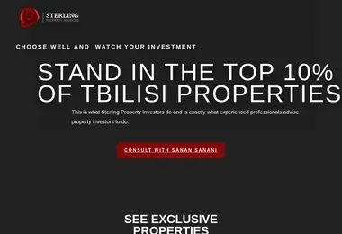 Screenshot of sterling.ge