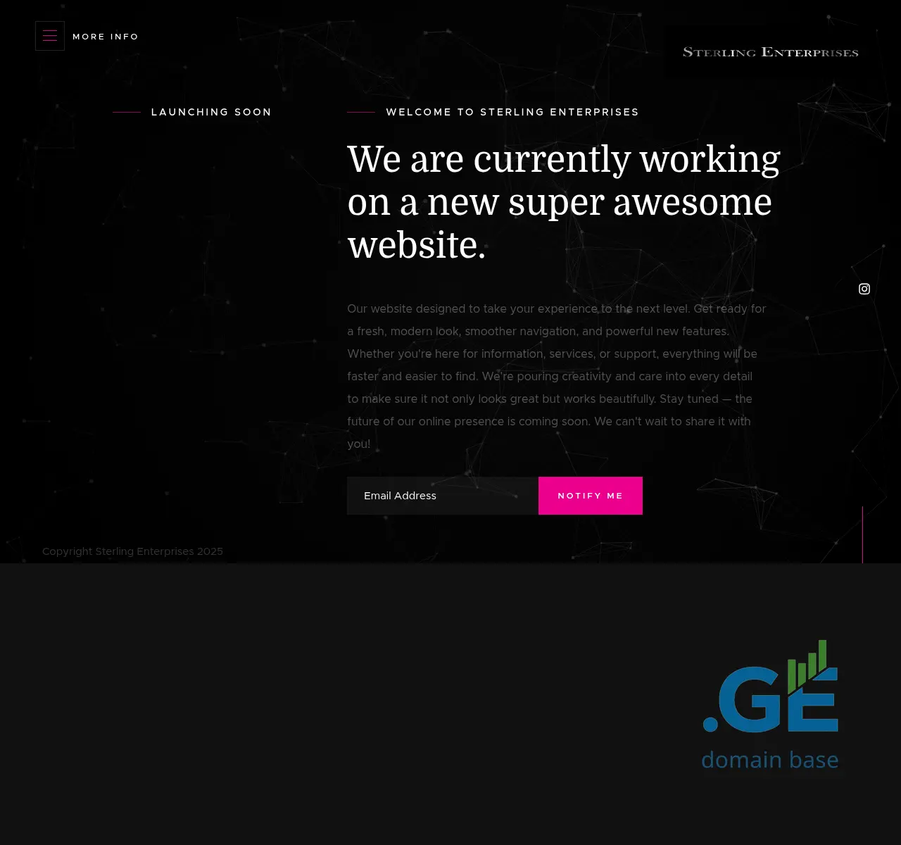 Screenshot of the site sterlinggroup.ge
