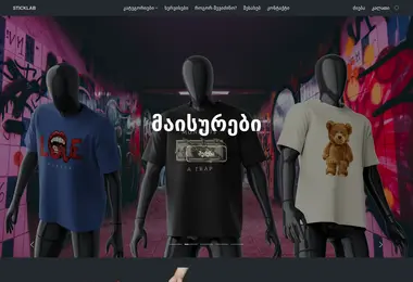Screenshot of sticklab.ge