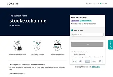 Screenshot of stockexchan.ge