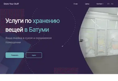 Screenshot of storageyourstuff.ge