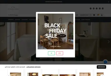 Screenshot of storerahome.ge