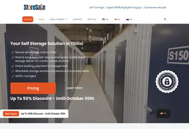 Screenshot of storesafe.ge