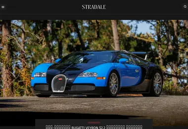 Скриншот stradale.ge