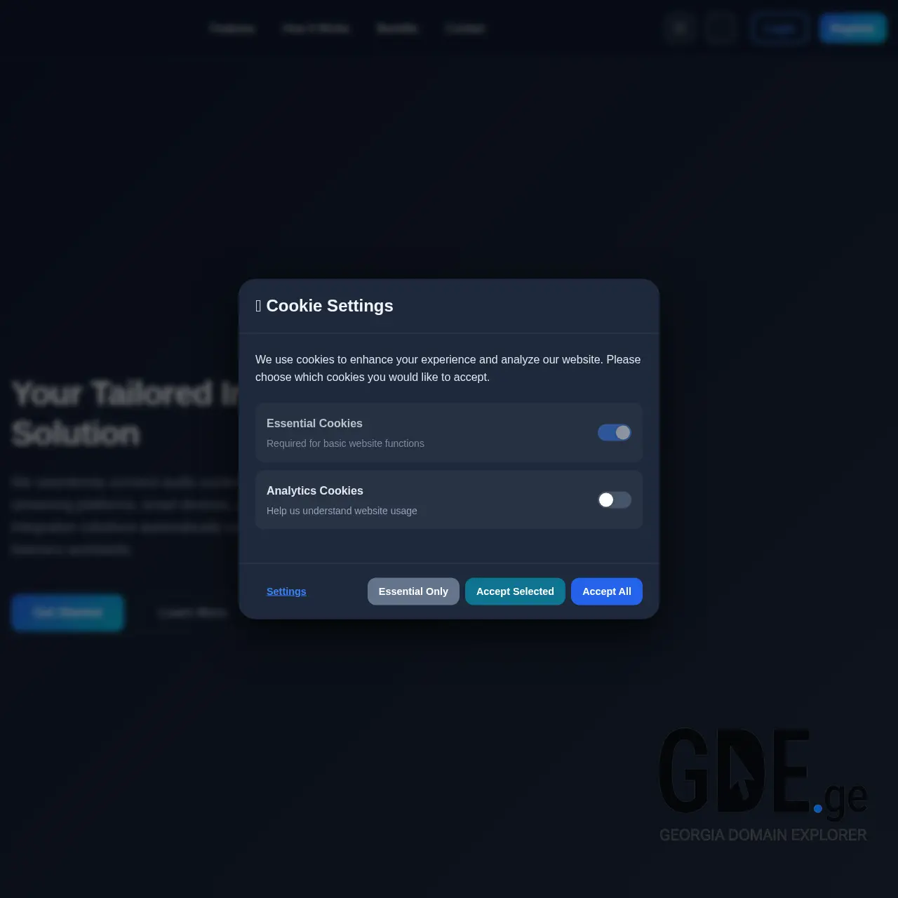 Screenshot of the site streambrid.ge at 2025-12-13