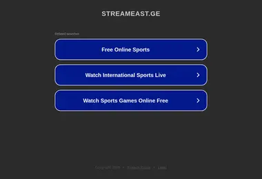 streameast.ge-ის ეკრანის სურათი