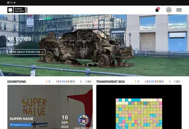 Screenshot of streetgallery.ge