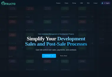 Screenshot of structo.ge