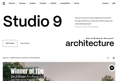 studio9.ge-ის ეკრანის სურათი