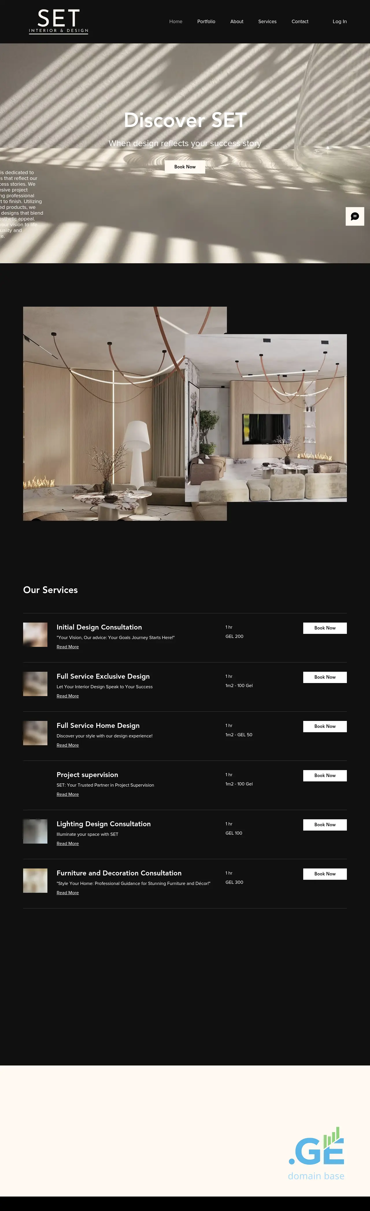 Screenshot of the site studioset.ge