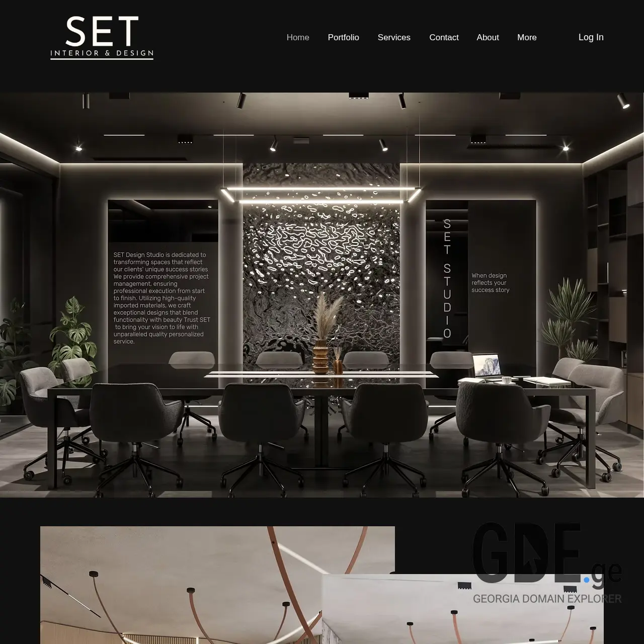 Screenshot of the site studioset.ge at 2025-12-13