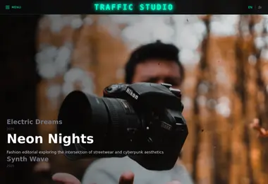 Screenshot of studiotraffic.ge