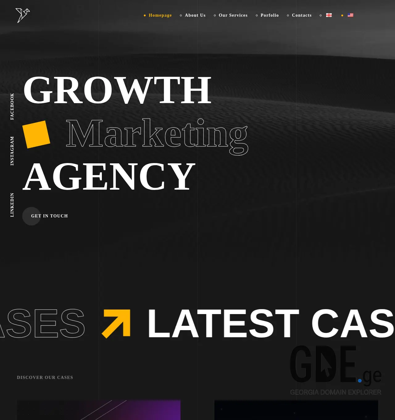 Screenshot of the site stujex.ge at 2025-12-01