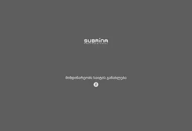 subrinaprofessional.ge-ის ეკრანის სურათი
