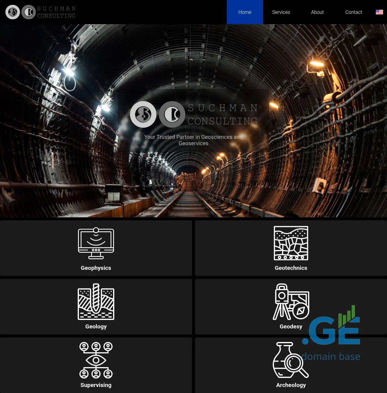 Screenshot of the site suchman.ge