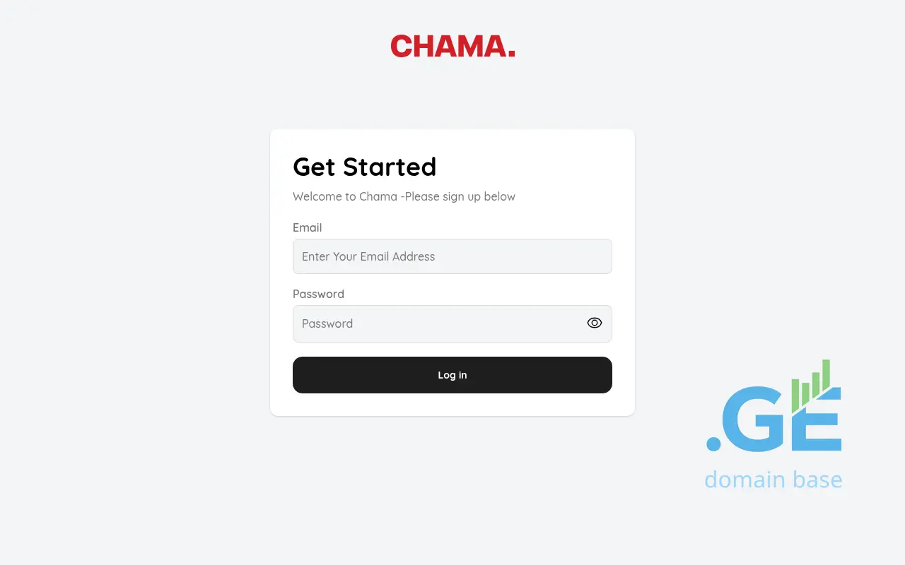 Screenshot of the site superchama.ge