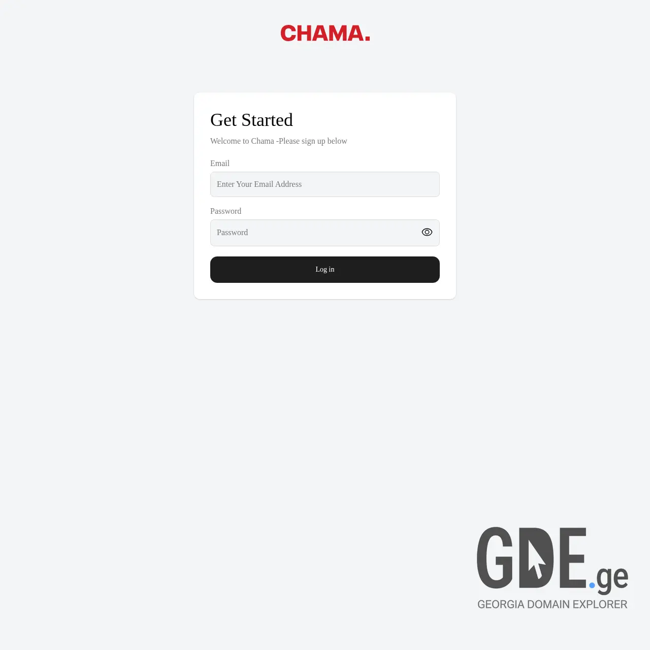 Screenshot of the site superchama.ge at 2025-12-12