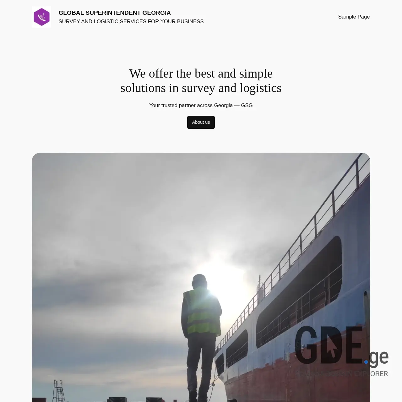 Screenshot of the site superintendent.ge at 2025-12-12