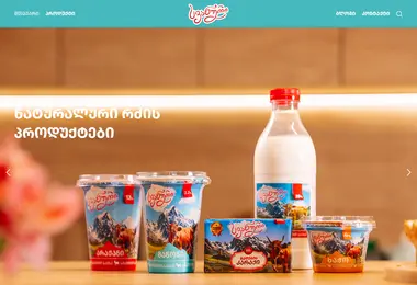 Screenshot of svanuri.ge