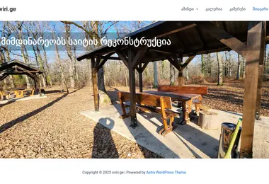 Screenshot of sviri.ge