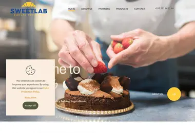 Screenshot of sweetlab.ge