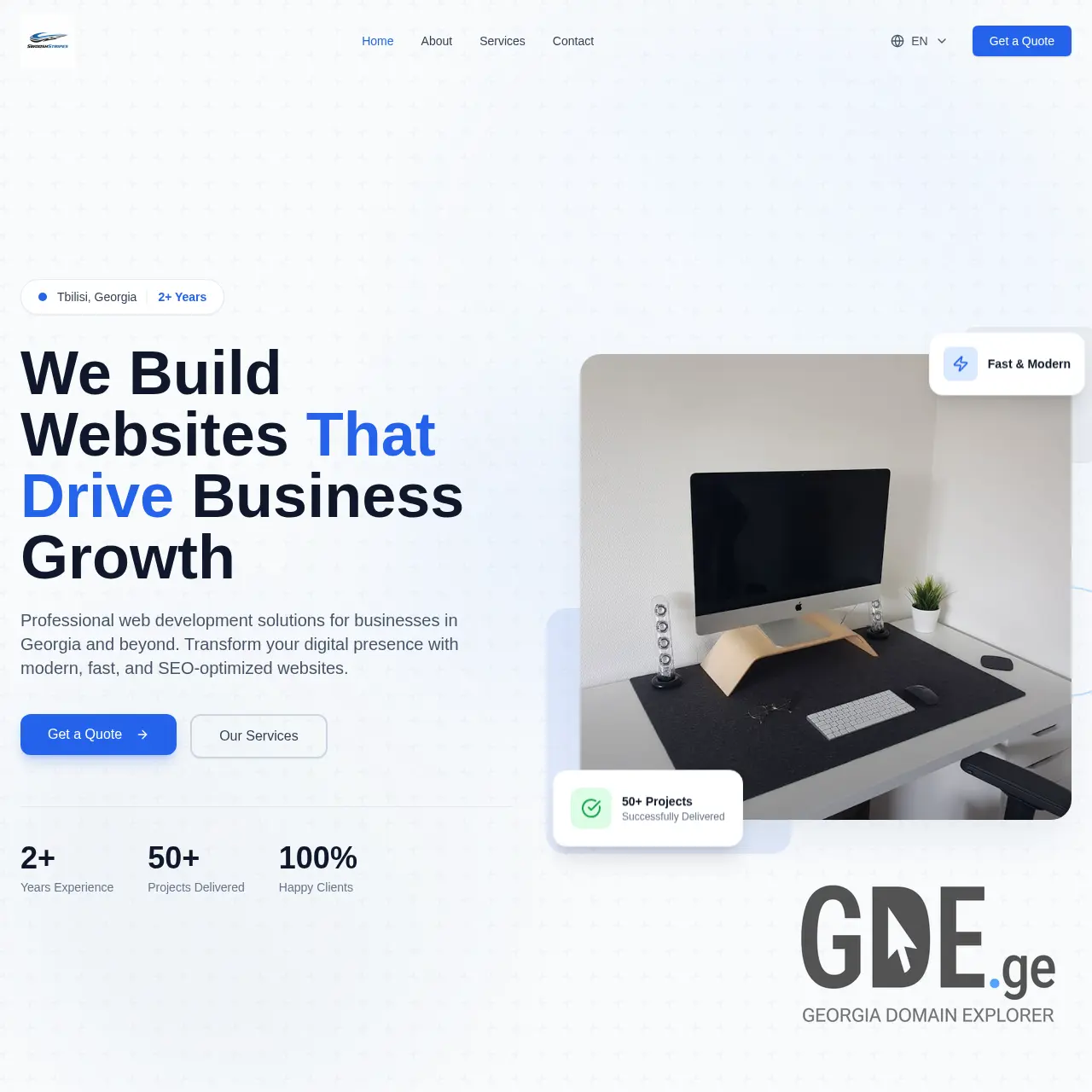 Screenshot of the site swooshstripes.ge at 2026-02-27