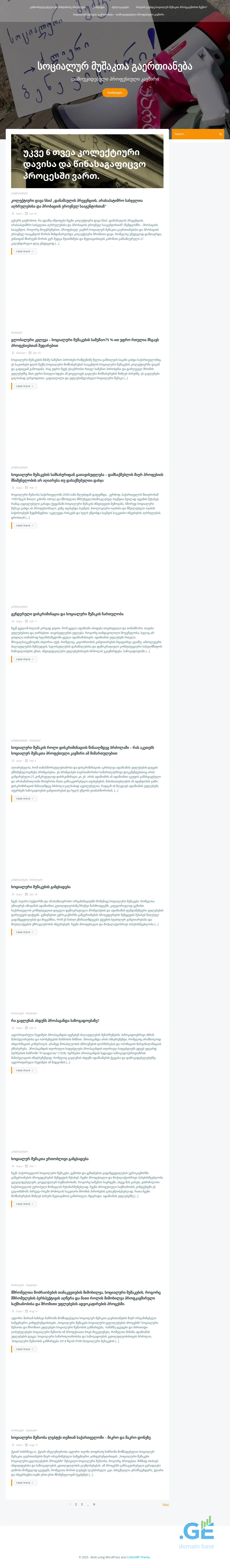 Screenshot of the site swunion.ge