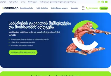 Screenshot of symmetry.ge